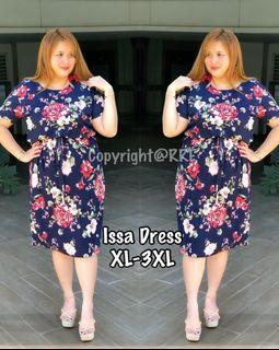 Issa Gartered Dress Plus Size