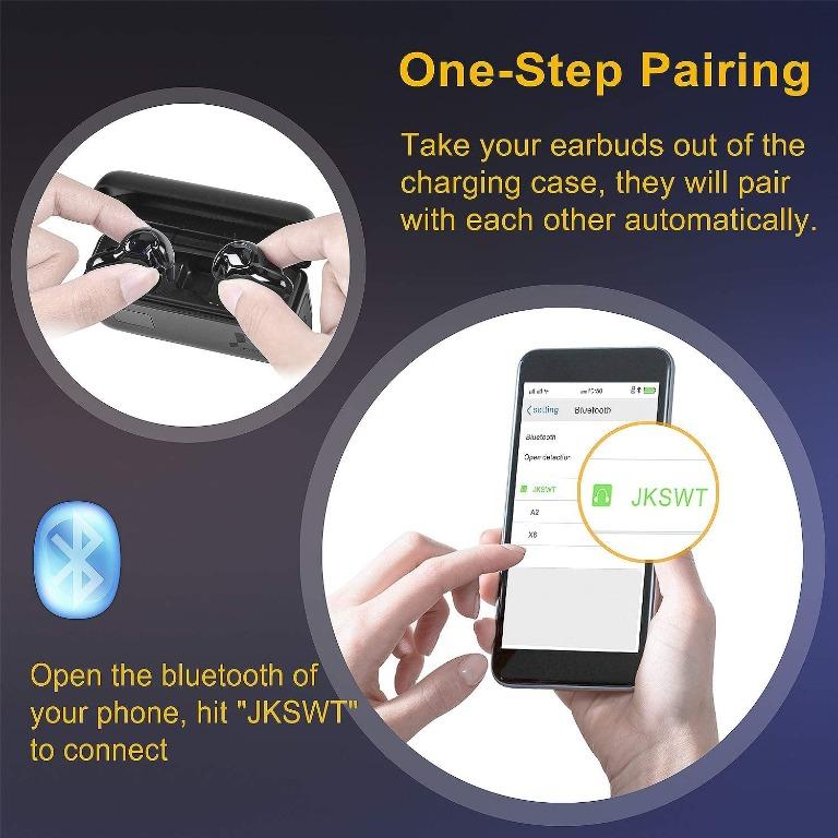 Jkswt wireless earbuds outlet