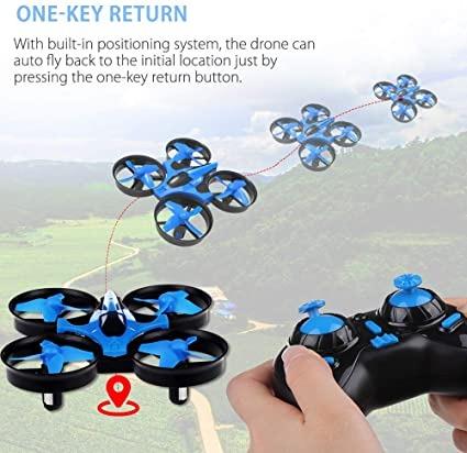 JoyGeek Mini Drone for Kids RC Quadcopter 360 UFO Remote Control Plane Helicopter with 2.4G 4CH 6 Axis Headless Mode One Key Return Flying Toys for