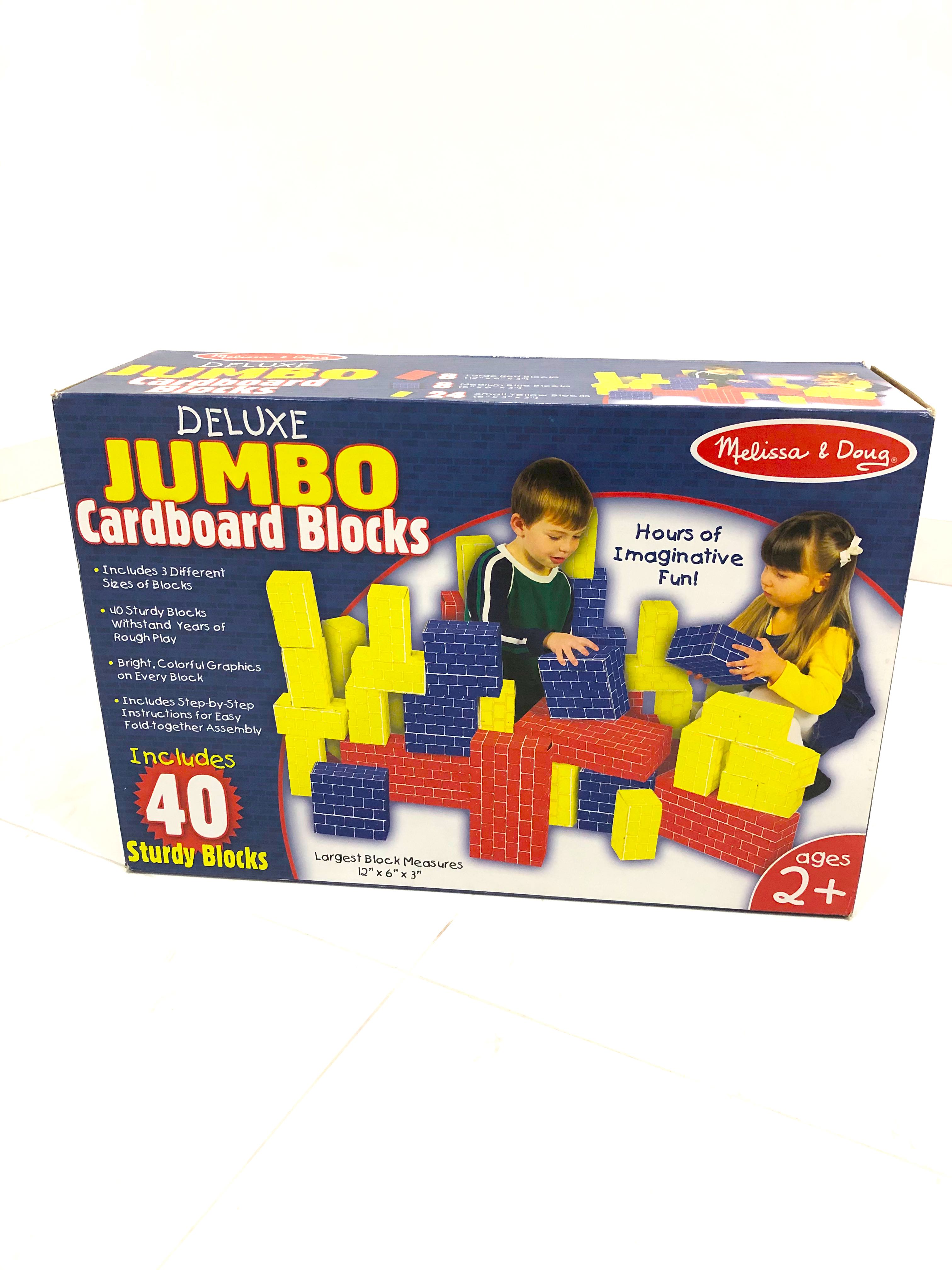 cardboard blocks