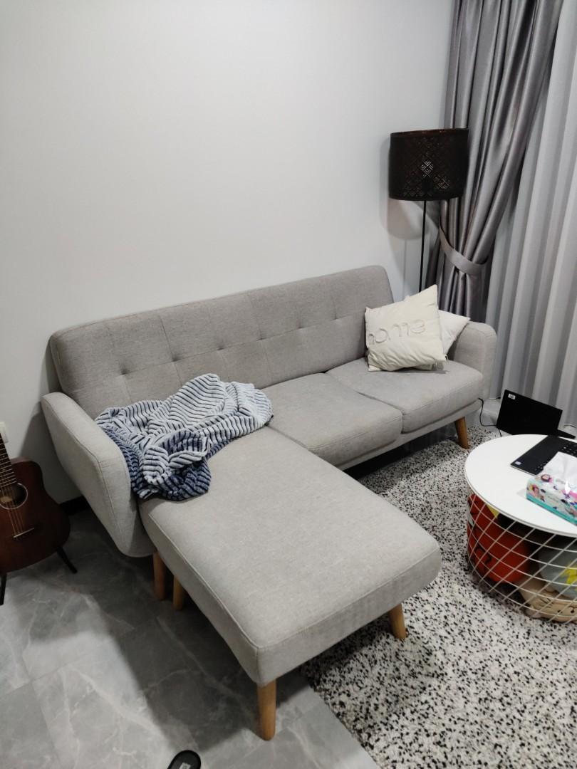 l shaped 3 seater sofa beige furniture