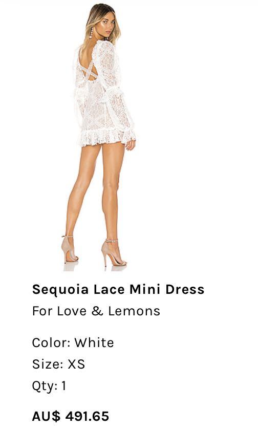 Sequoia lace mini dress online