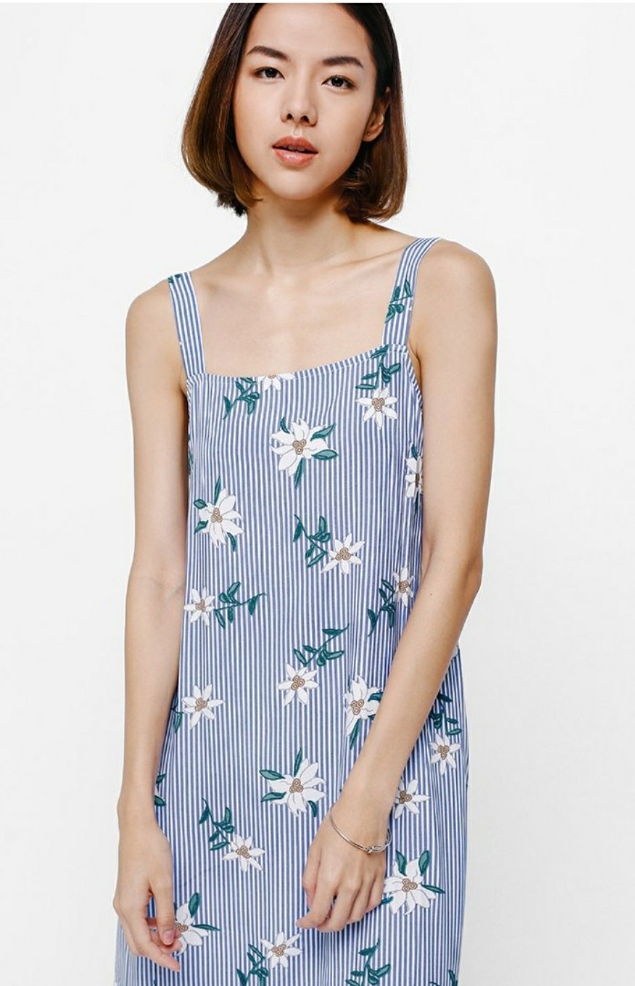 Love Bonito Faeya Printed Ruffle Hem Midi Dress, Women's ...