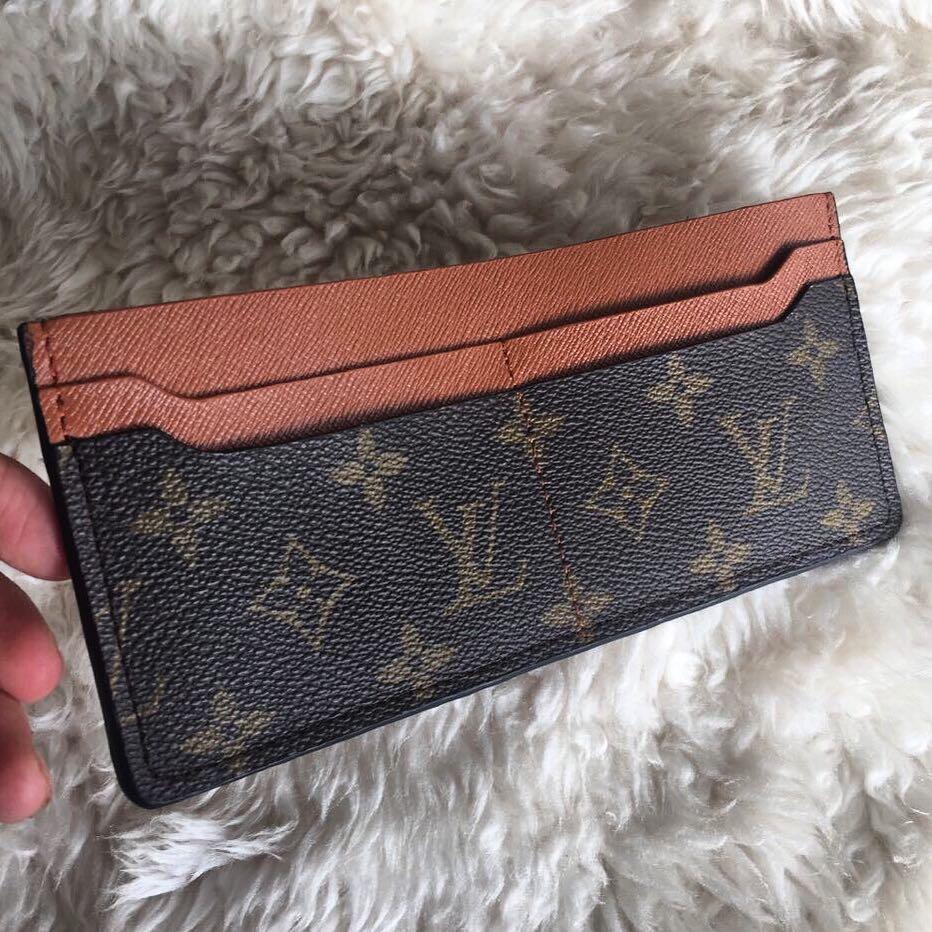 LV Side-Up Card Holder, Luxury, Bags & Wallets on Carousell