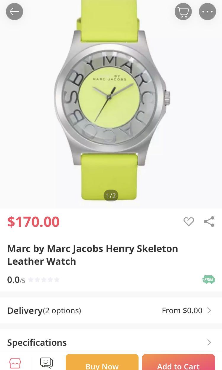 Marc jacobs store watch