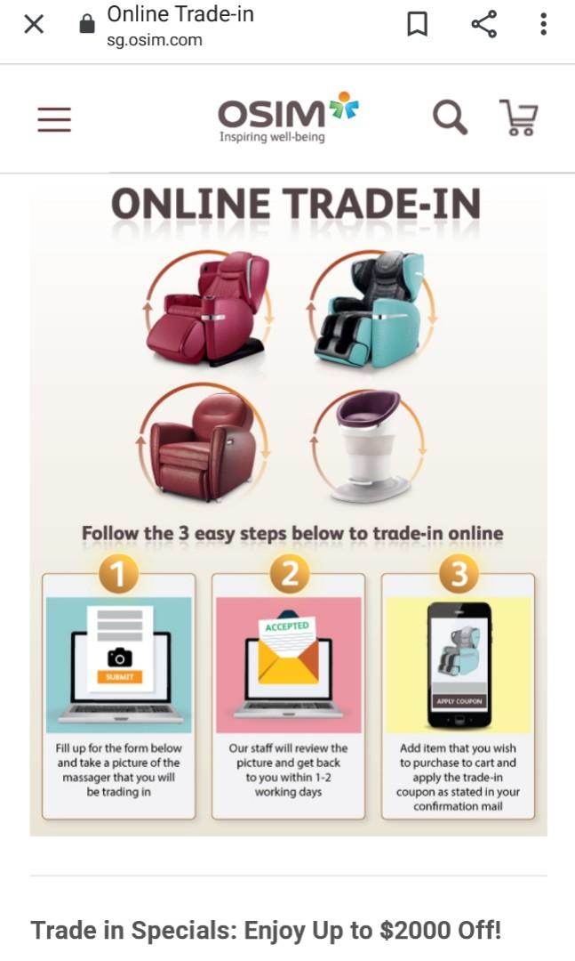 Massage Chair for trade in Ogawa Smart Aire plus Health Nutrition Massage Devices on Carousell