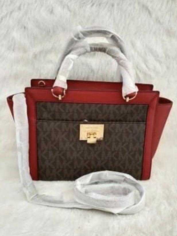 michael kors selma maroon
