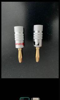 Nakamichi banana plugs