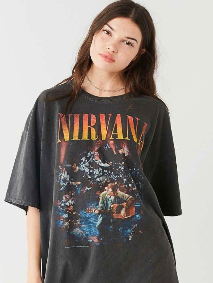 Nirvana oversized tee clearance
