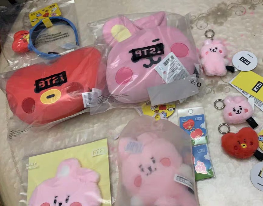 BTS Jin rj Plushie Headband Figurine PTD on Stage 