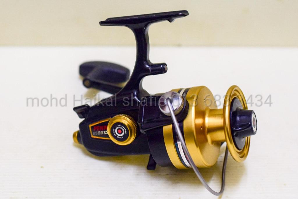 PENN FISHING REEL 6500SS SPINNING SKIRTED SPOOL BALL BEARING MADE IN U.S.A  VINTAGE, Sports Equipment, Fishing on Carousell