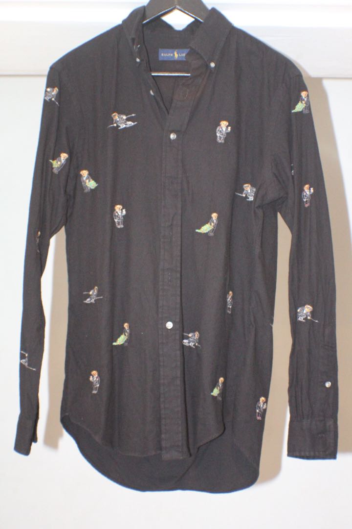 ralph lauren bear button down