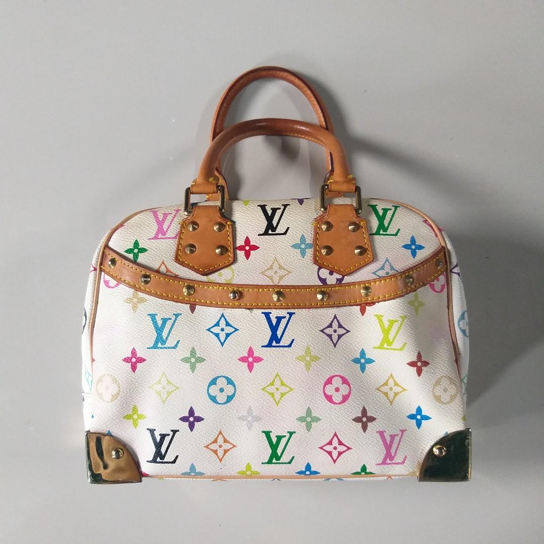 LV Trouville Multicolor White, Luxury, Bags & Wallets on Carousell