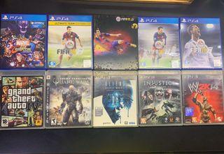 PS4 &3 games