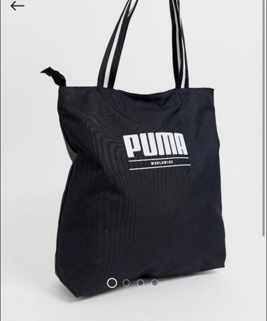 Puma core base black shopper tote $20 