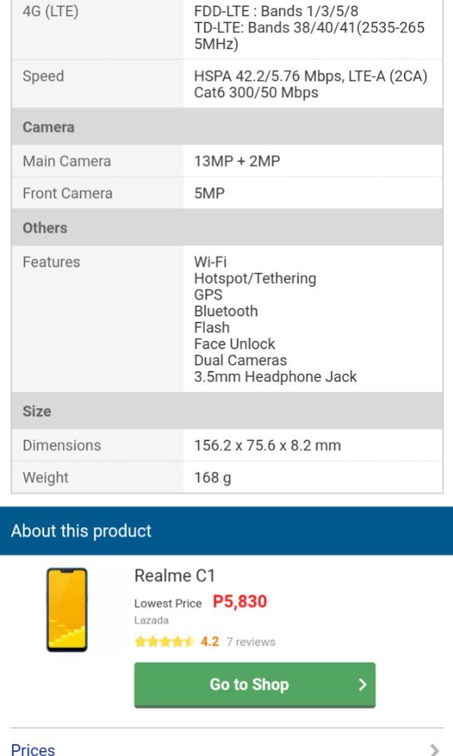 Realmi C1, Mobile Phones & Gadgets, Mobile Phones, Android Phones, OPPO ...
