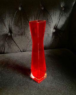 🔥Sale! Red Deco Glass Vase
