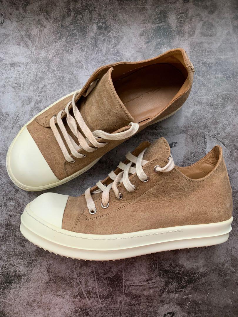 RICK OWENS SNEAKERS 40 US8 DARKNSHADOW, 男裝, 鞋, 波鞋- Carousell