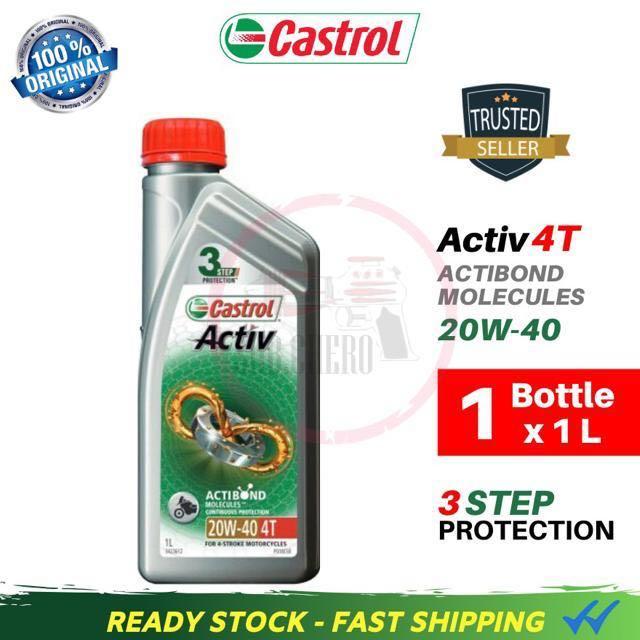 minyak hitam castrol motosikal
