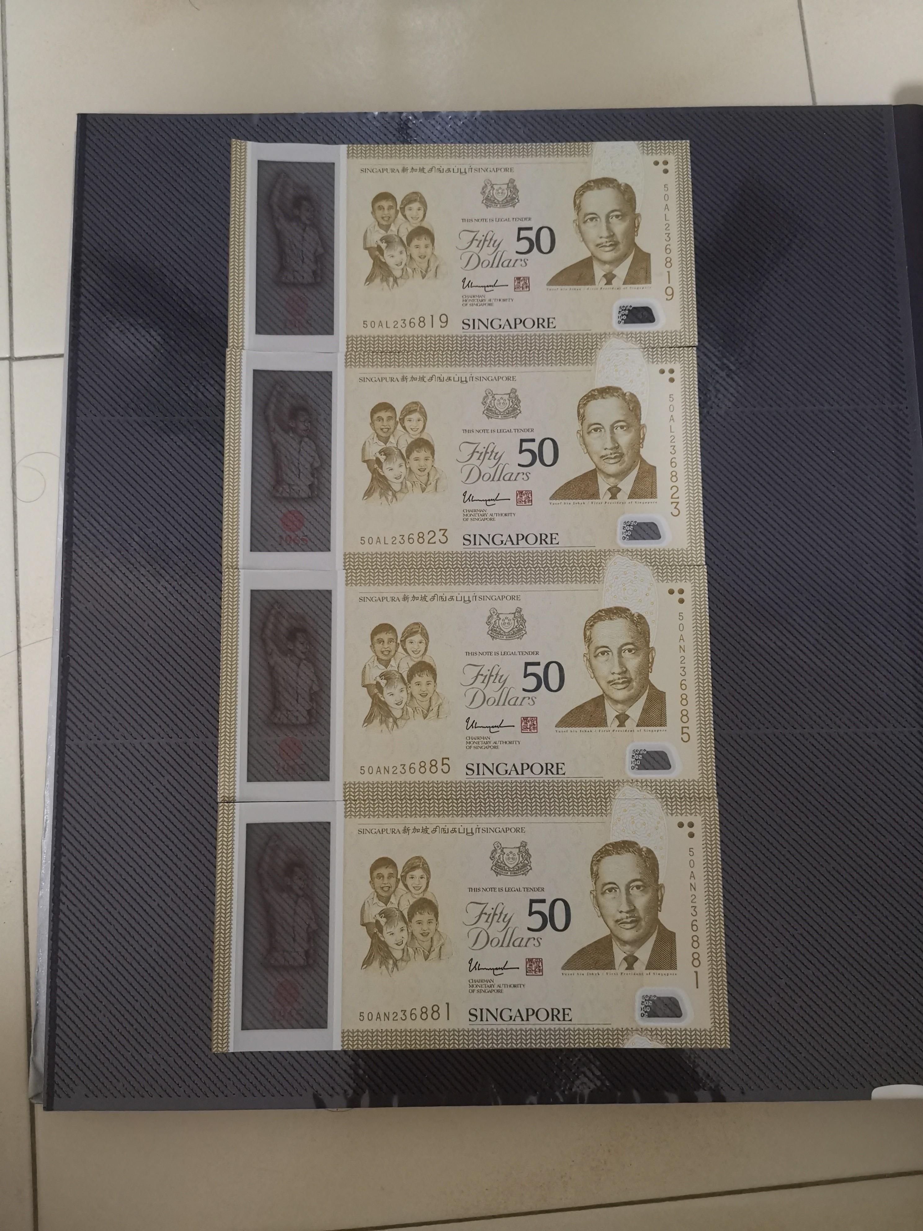 SG50 Notes (Category: Stamps & Prints) located in Singapore. Submitted by jkkian (Listing ID 1007199401, Image 1). Description: 💯Memorial notes 📞WhatsApp 97217550.