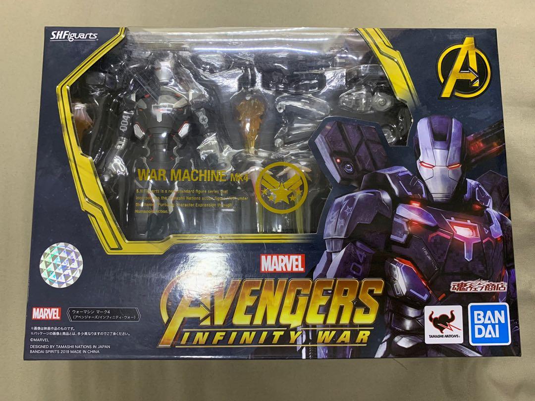 SHF S H Figuarts War Machine Mark 4 or Mk IV - Avengers Infinity War (James  Rhodes), Hobbies  Toys, Toys  Games on Carousell