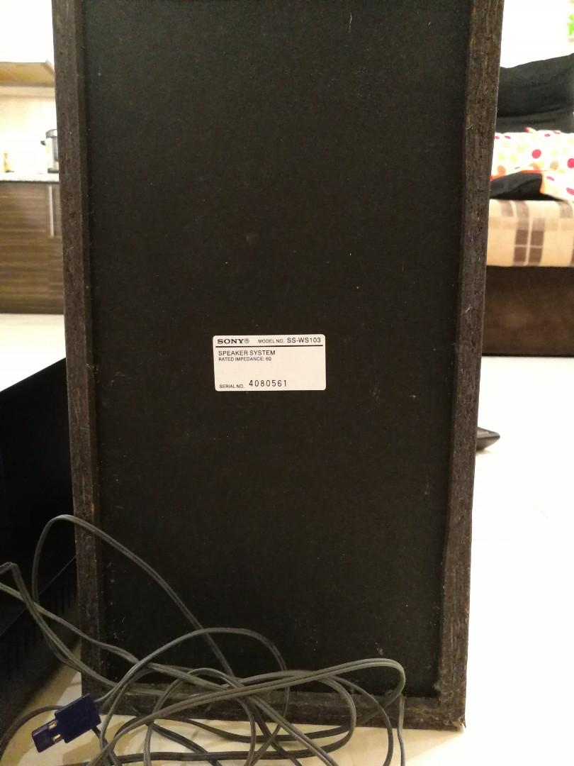 Sony Home Theater DAVTZ135, TV & Home Appliances, TV & Entertainment