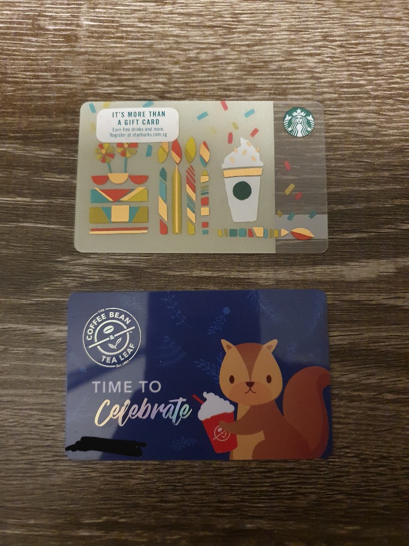 Starbucks & Coffee Bean, Tickets & Vouchers, Vouchers on Carousell