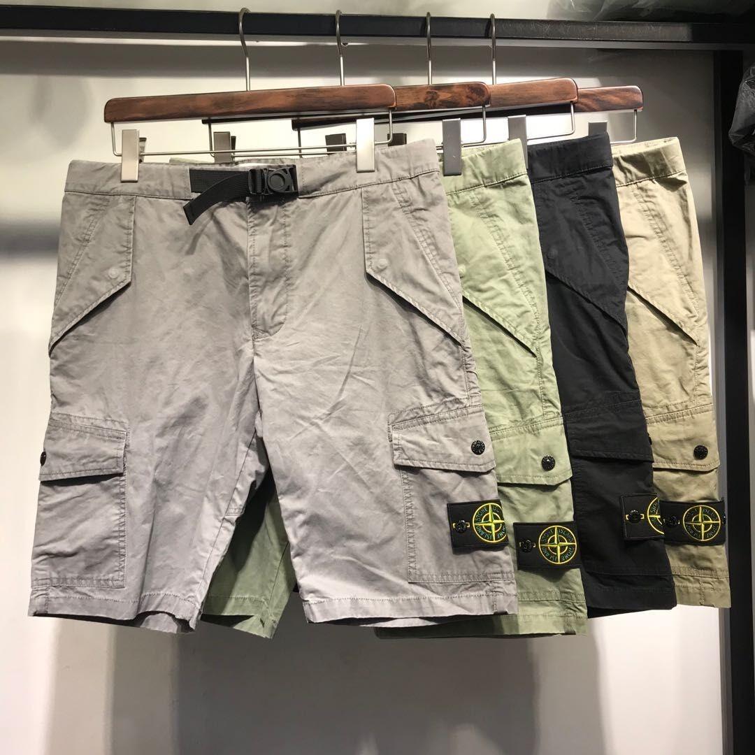 stone island navy cargo shorts