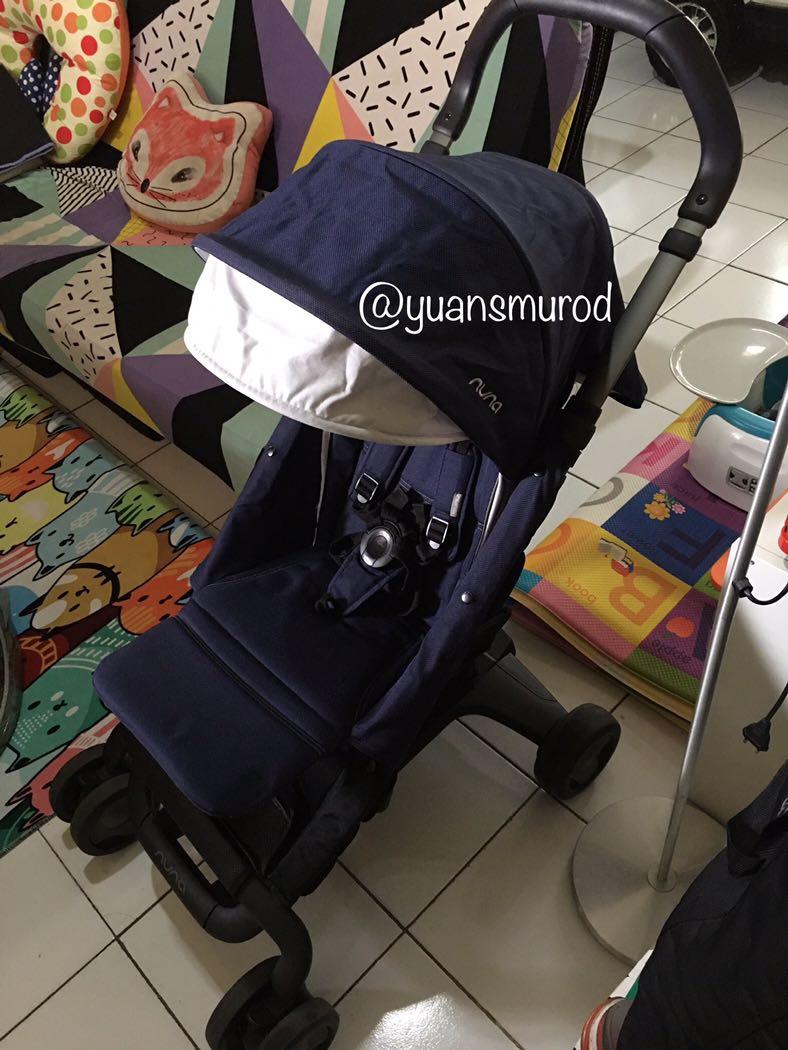 Stroller Nuna Pepp Luxx Blue Marine Navy Bayi Anak Kereta Kursi Goyang Gendongan Bayi Di Carousell