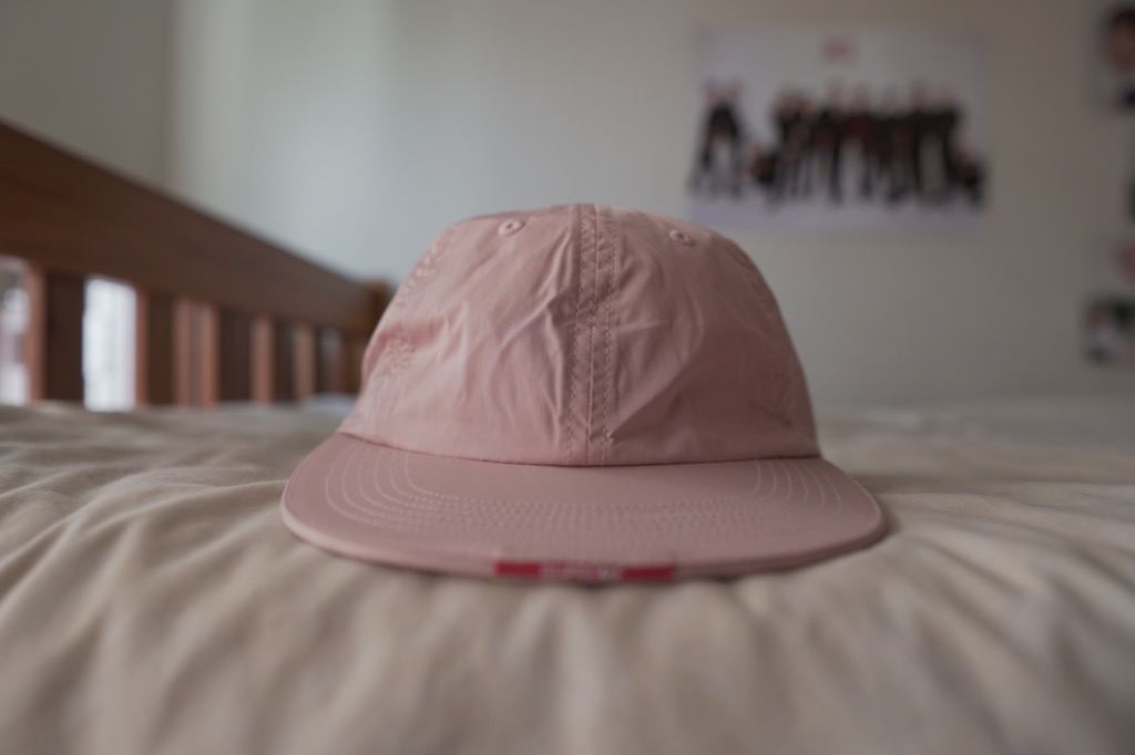 supreme pink cap
