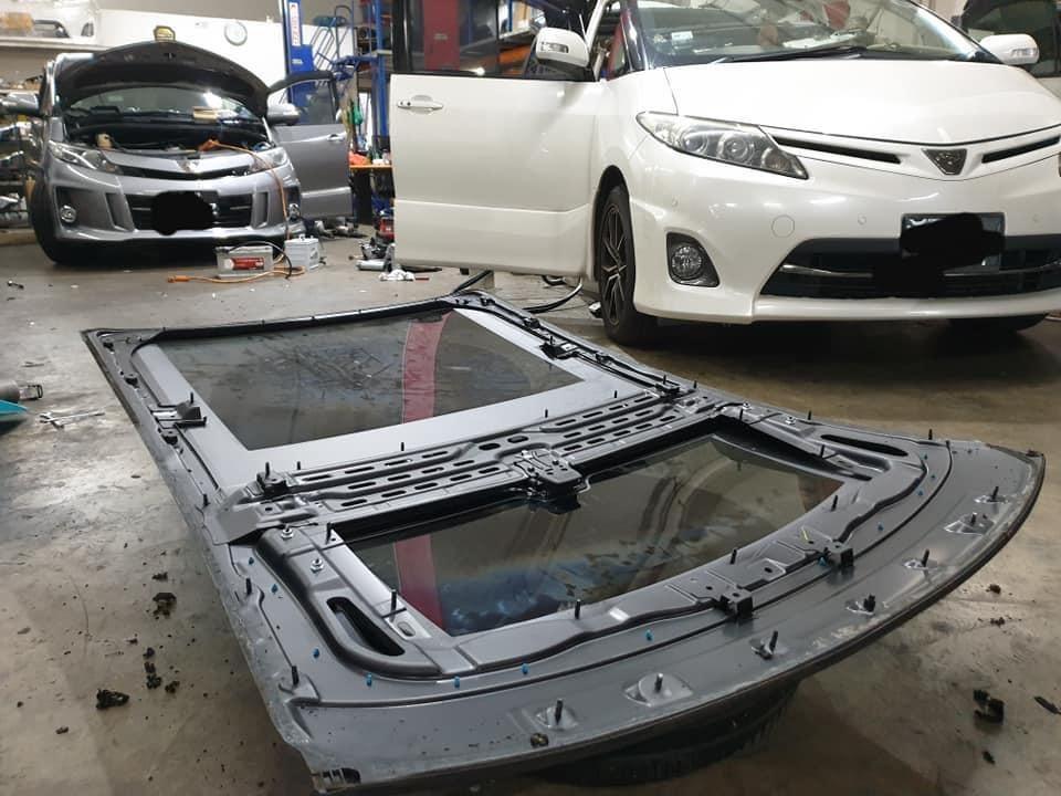 Toyota Estima ACR50 Roof Moonroof Leak Repair, Car Accessories