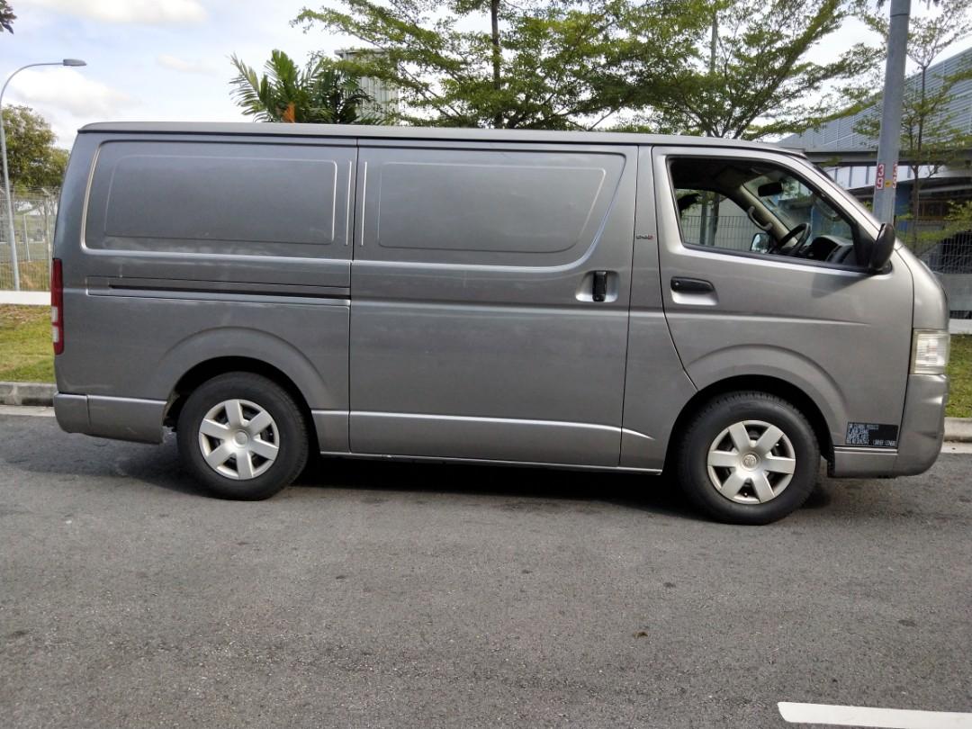 toyota hiace for rent