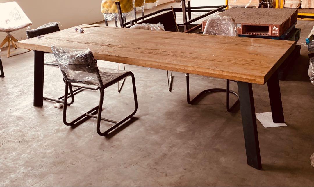 Used solid oak dining table new arrivals