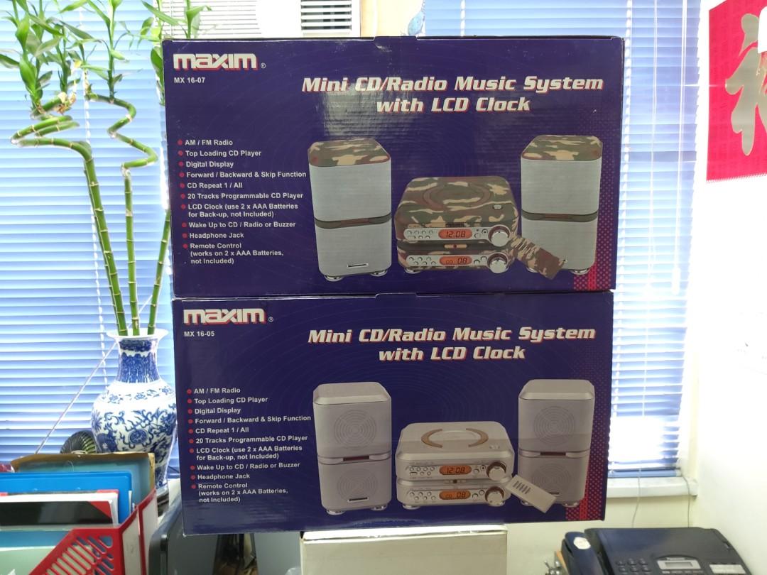 多功能立體聲cd Am Fm 收音機 音響器材 音樂播放裝置mp3及cd Player Carousell