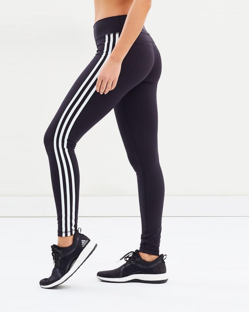 adidas believe this 3 stripe leggings