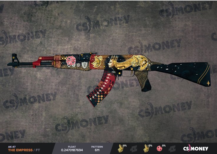 Ak-47 Empress FT/Csgo, Toys & Games, Video Gaming, Video Games on Carousell