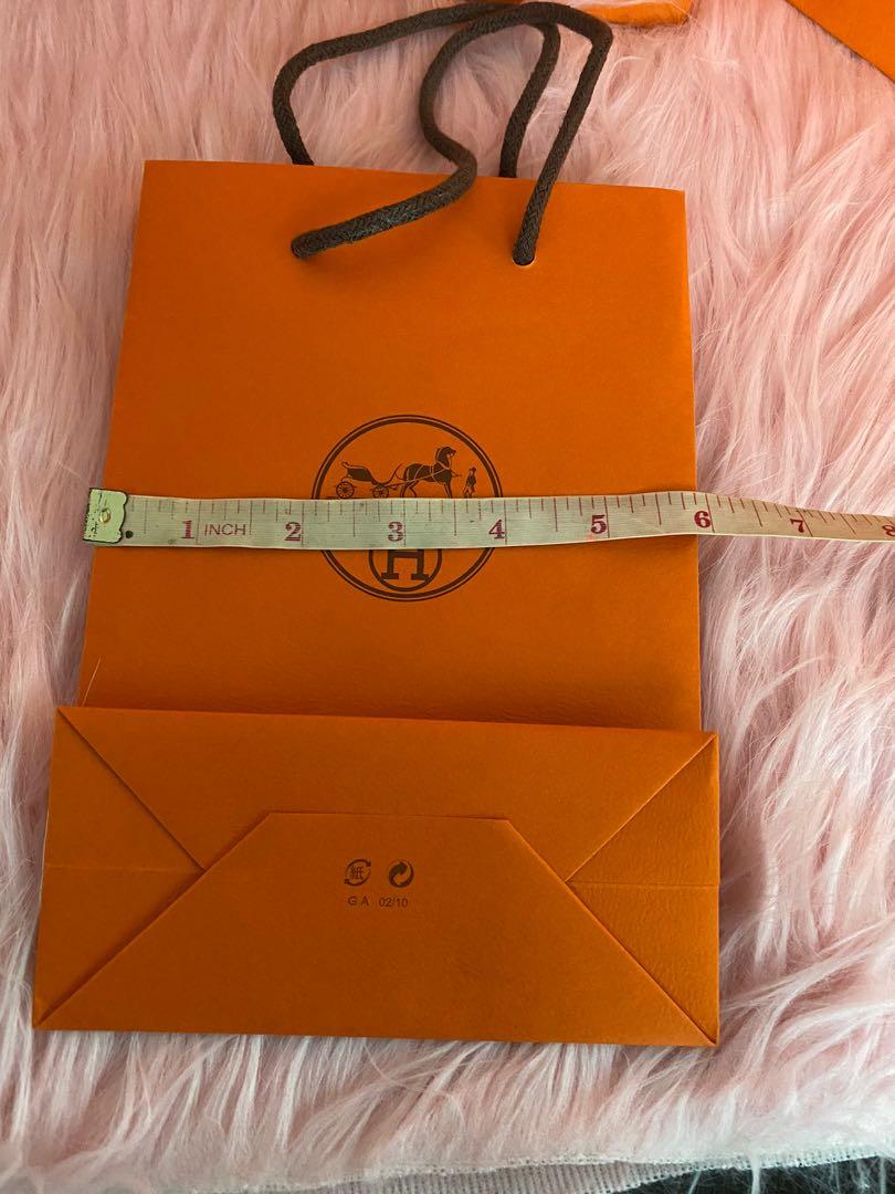 Hermes paper bag & box 💯 Authentic from boutique, Luxury, Bags & Wallets  on Carousell