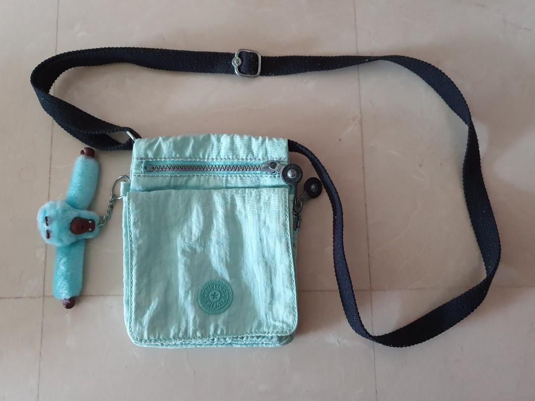 bag with monkey keychain