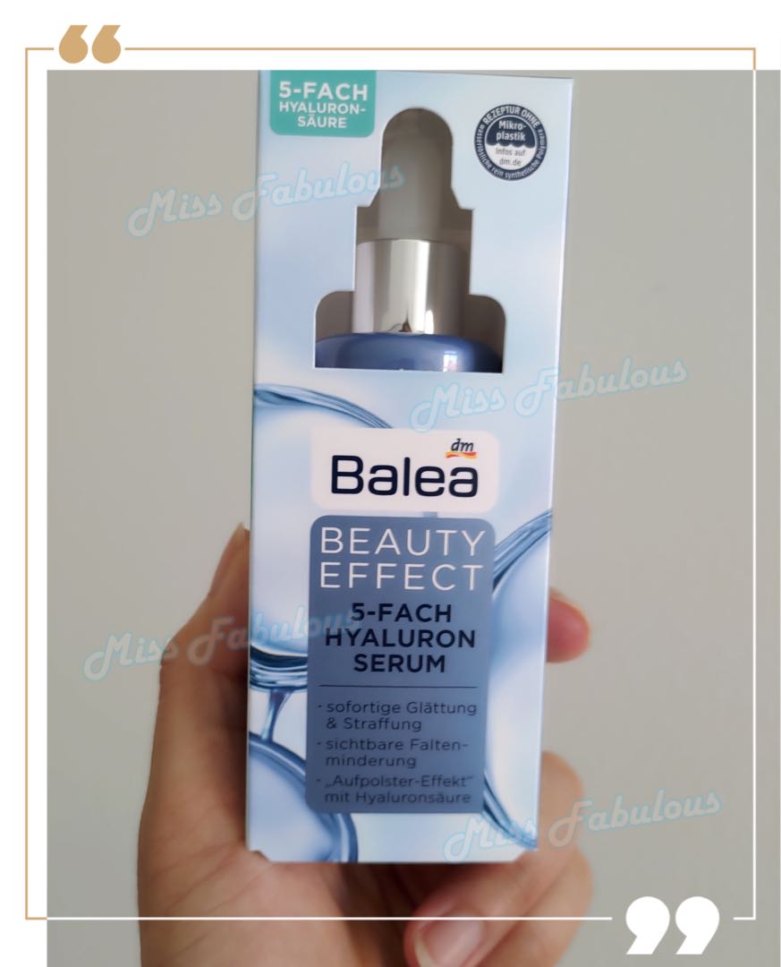 預購 Balea Beauty Effect 5 Fach Hyaluron Serum Balea 5倍透明質酸保濕抗皺精華30ml 德國代購德國護膚品 美容 化妝品 皮膚護理 Carousell