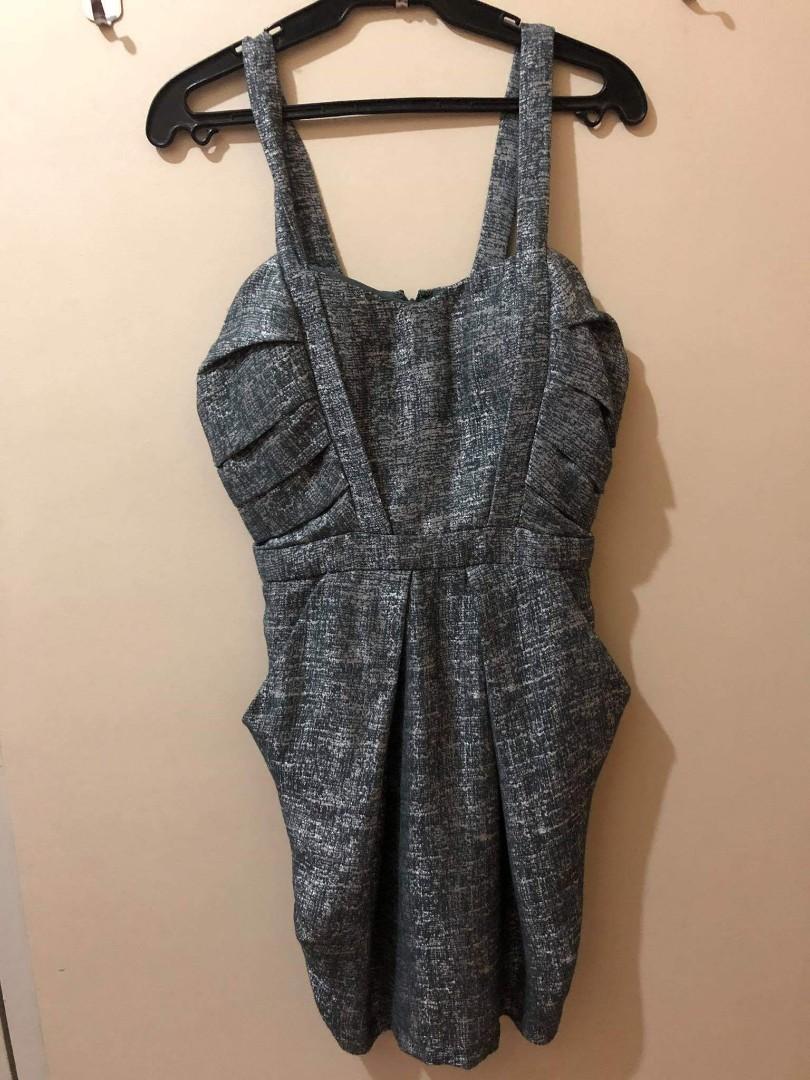 BCBG fitted dress (Category: Dresses) located in Quezon City. Submitted by yooooooo01 (Listing ID 1007309419, Image 1). Description: Used once In good condition Fits medium frame Sf excluded.