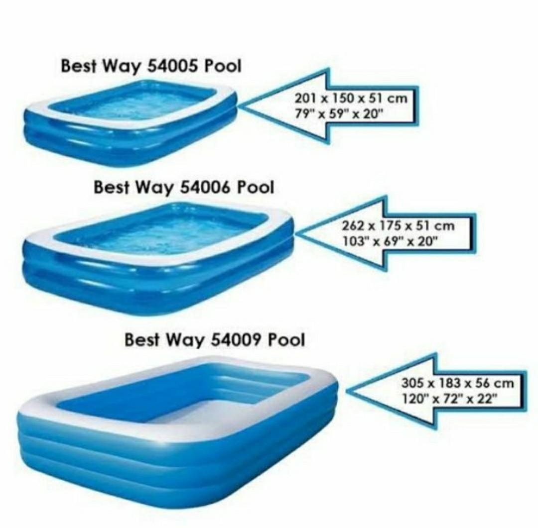 Bestway Rectangular Inflatable pool, Hobbies & Toys, Toys & Games on ...