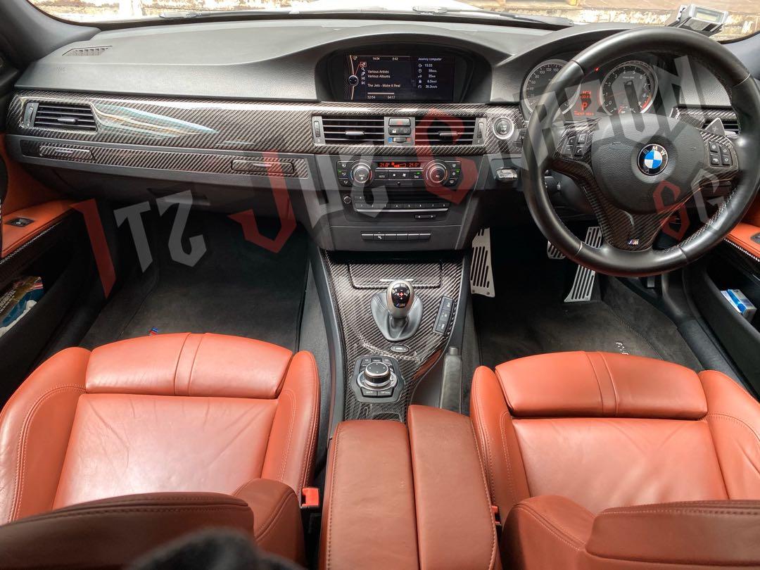 Bmw M3 E90 Carbon Fibre Interior Set Car Accessories Accessories On Carousell
