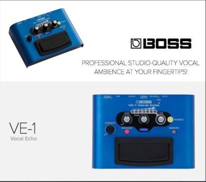 Boss Ve 1 Vocal Echo Effect Pedal Music Media Music Accessories On Carousell