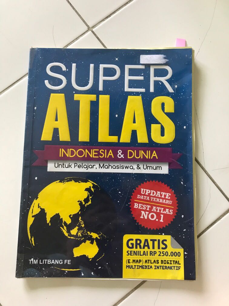 buku atlas, Books & Stationery, Books on Carousell