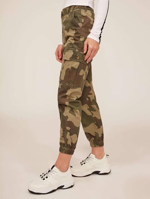 camo green cargo pants