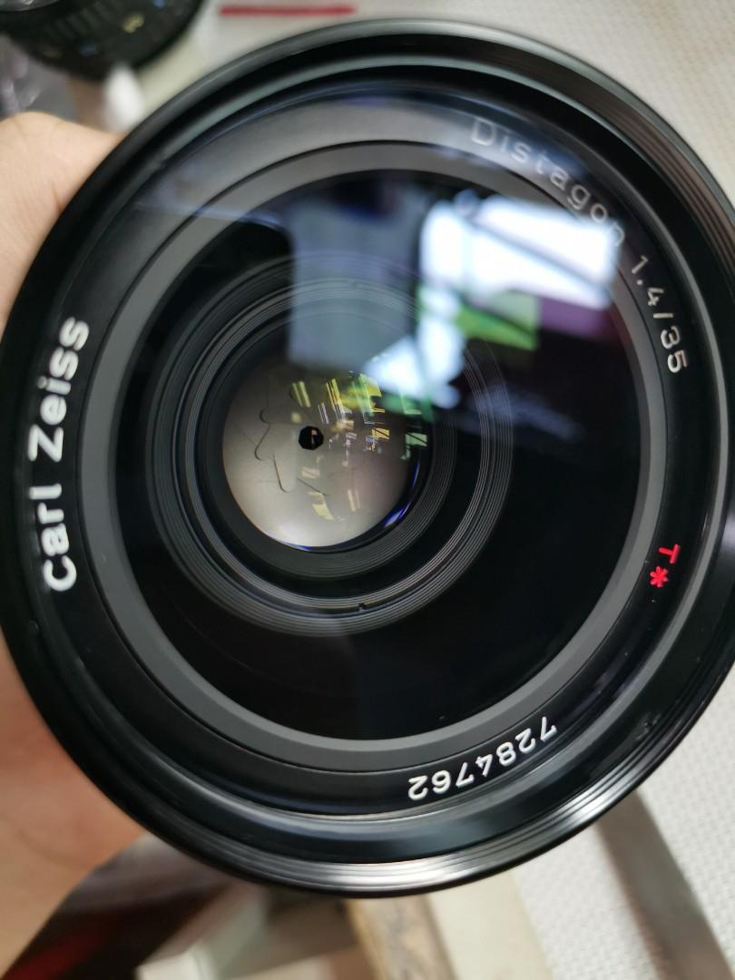 Carl Zeiss Contax C Y Distagon 35mm F1 4 Mmj Slr Lens Photography Lenses On Carousell