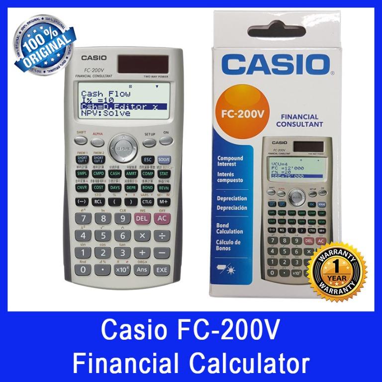 Calculator fc 200v store