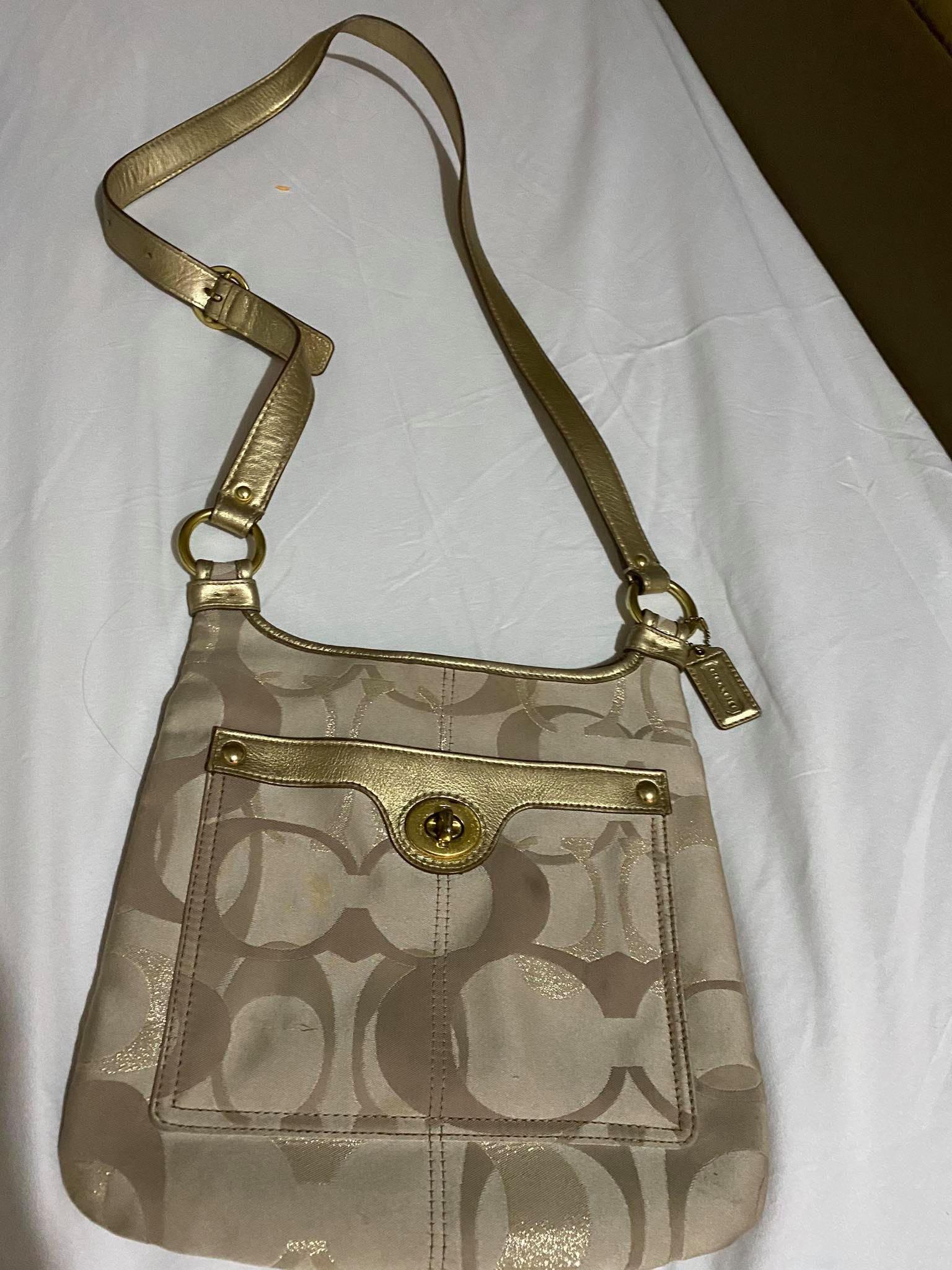 Coach Canvas Sling Bag, Women's Fashion