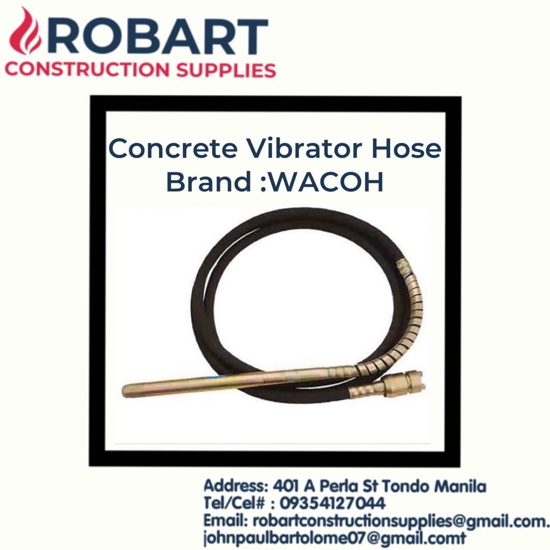 Concrete Vibrator Hose Wacoh, Commercial & Industrial, Construction