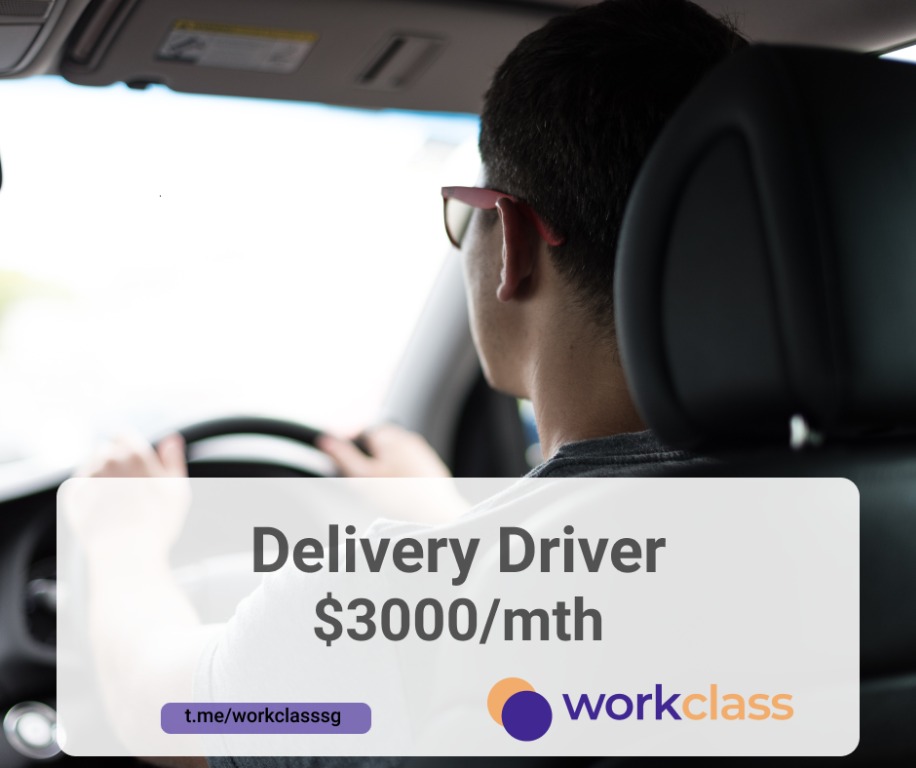 Delivery Driver - $3000/mth